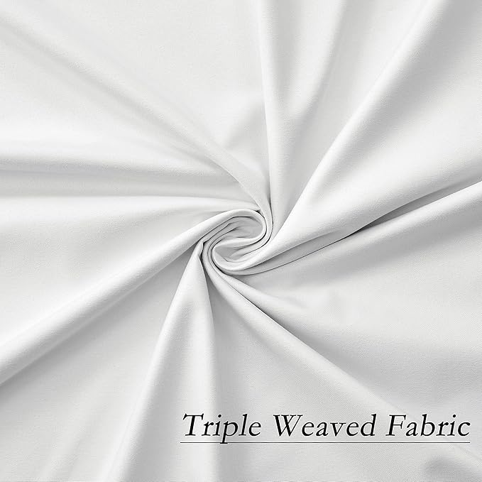 WEST LAKE 100 Blackout Window Curtain Liner 2 Panels Light Blocking Liner - Image 6