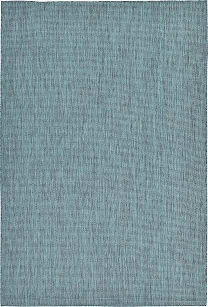 Unique Loom Collection Casual Transitional Solid Heathered Indoor/Outdoor by UniqueLoom