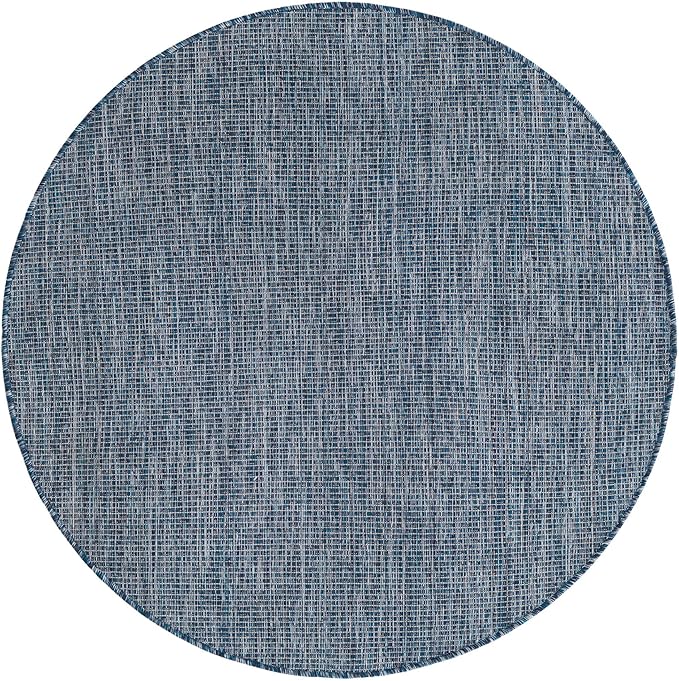 Unique Loom Outdoor Solid Collection Area Rug - Image 8