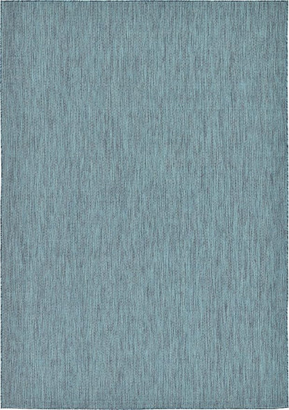 Unique Loom Collection Casual Transitional Solid Heathered Indoor/Outdoor - Image 4