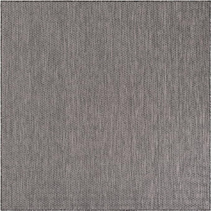 Unique Loom Outdoor Solid Collection Area Rug - Image 3