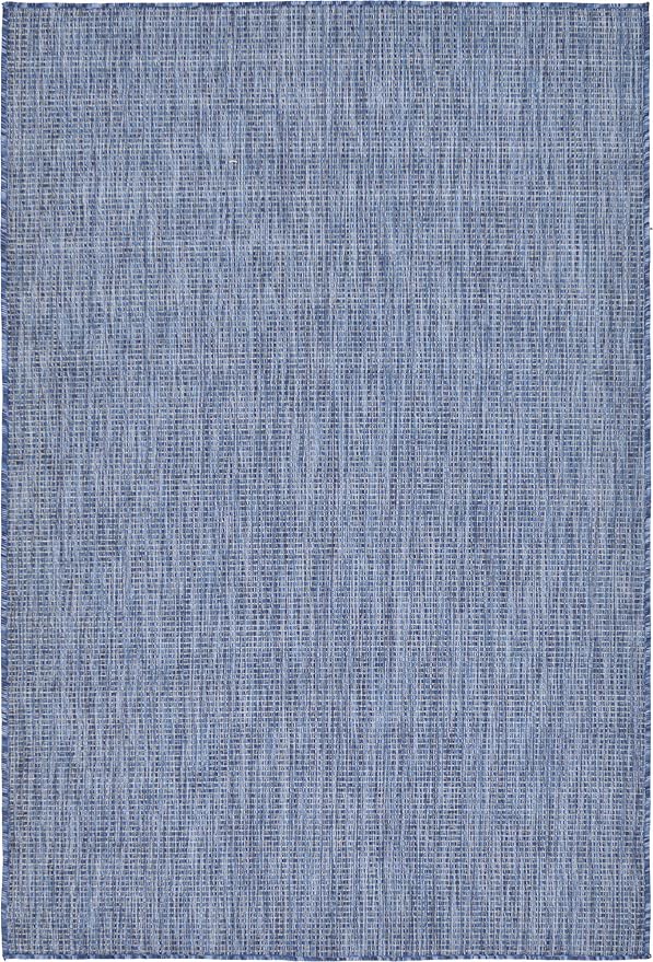 Unique Loom Collection Casual Transitional Solid Heathered Indoor/Outdoor by UniqueLoom