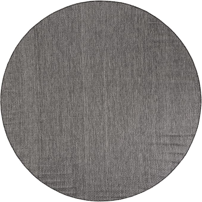 Unique Loom Outdoor Solid Collection Area Rug - Image 3