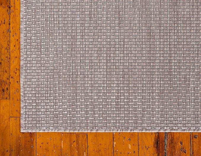 Unique Loom Collection Casual Transitional Solid Heathered Indoor/Outdoor - Image 10