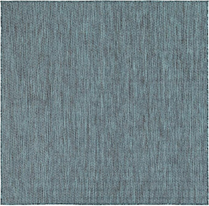 Unique Loom Outdoor Solid Collection Area Rug - Image 2