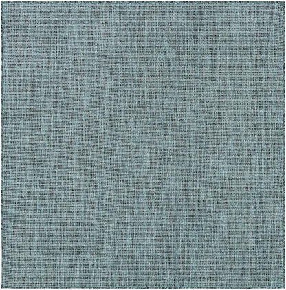 Unique Loom Outdoor Solid Collection Area Rug - Image 2
