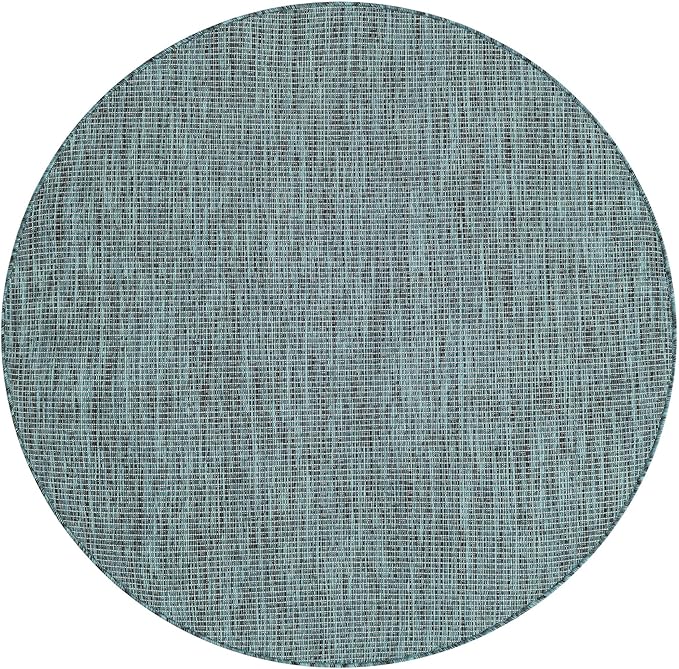Unique Loom Outdoor Solid Collection Area Rug - Image 2