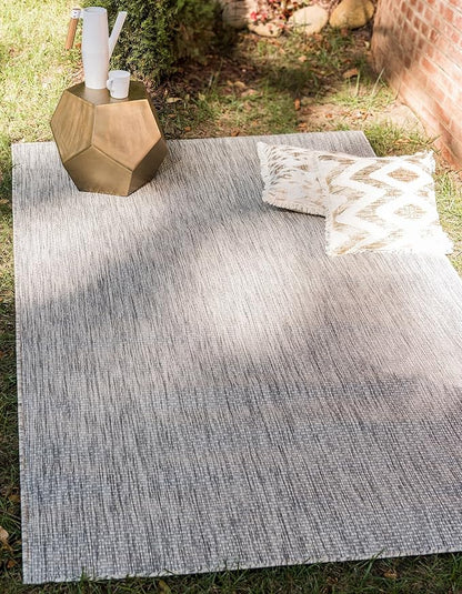 Unique Loom Collection Casual Transitional Solid Heathered Indoor/Outdoor by UniqueLoom
