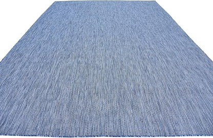 Unique Loom Collection Casual Transitional Solid Heathered Indoor/Outdoor - Image 6