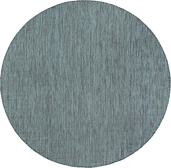 Unique Loom Outdoor Solid Collection Area Rug - Image 2