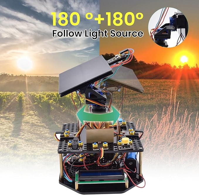 KEYESTUDIO DIY Solar Tracking Electronic Kit - Image 3