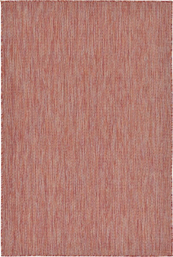 Unique Loom Collection Casual Transitional Solid Heathered Indoor/Outdoor - Image 6