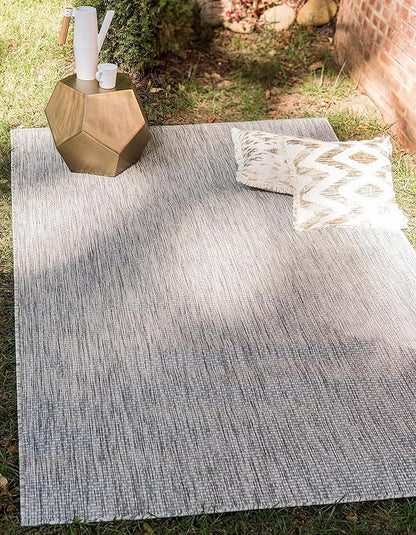 Unique Loom Collection Casual Transitional Solid Heathered Indoor/Outdoor - Image 3