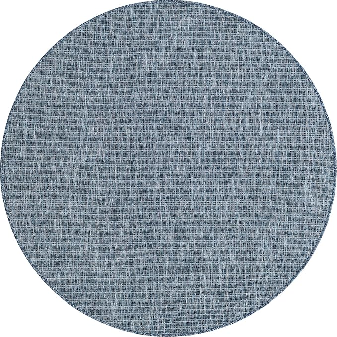 Unique Loom Collection Casual Transitional Solid Heathered Indoor/Outdoor - Image 8