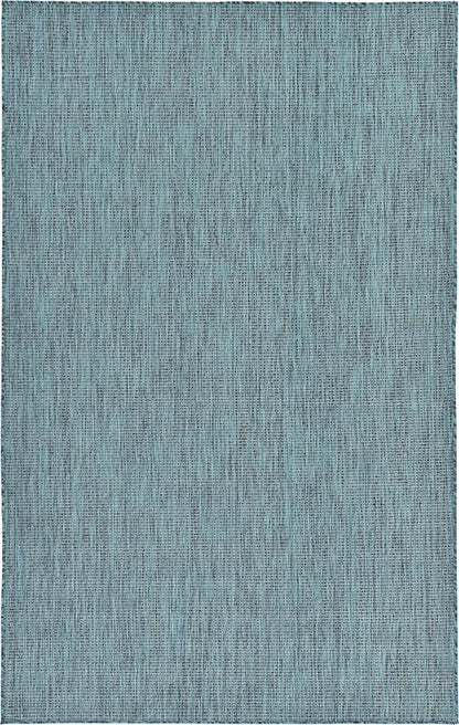 Unique Loom Collection Casual Transitional Solid Heathered Indoor/Outdoor - Image 3