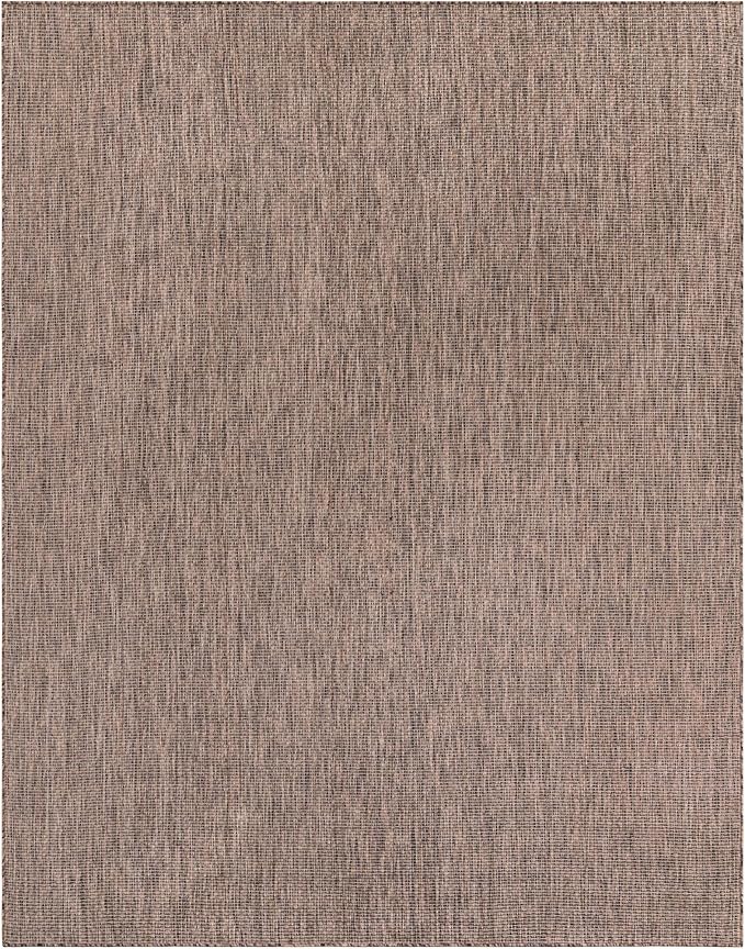 Unique Loom Outdoor Solid Collection Area Rug - Image 3