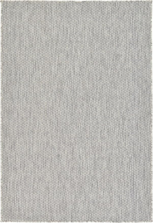 Unique Loom Collection Casual Transitional Solid Heathered Indoor/Outdoor - Image 3
