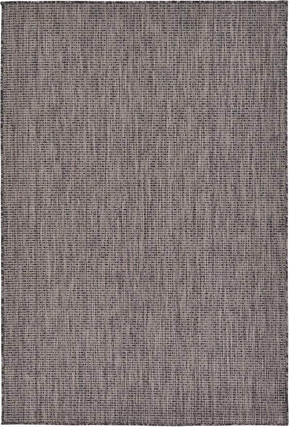 Unique Loom Collection Casual Transitional Solid Heathered Indoor/Outdoor - Image 3