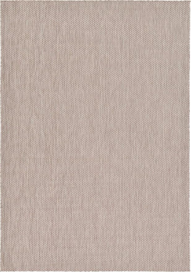 Unique Loom Collection Casual Transitional Solid Heathered Indoor/Outdoor - Image 9