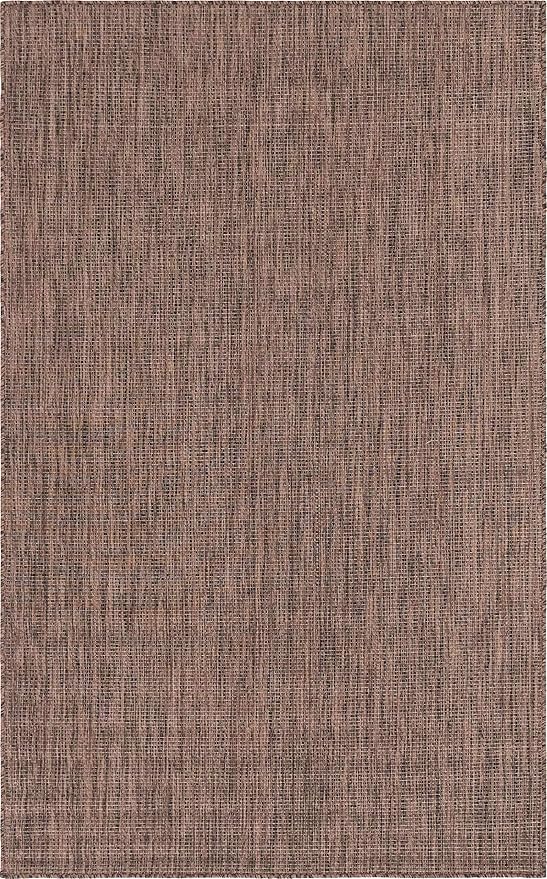 Unique Loom Collection Casual Transitional Solid Heathered Indoor/Outdoor - Image 7