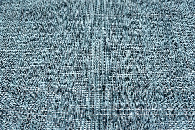 Unique Loom Collection Casual Transitional Solid Heathered Indoor/Outdoor - Image 7