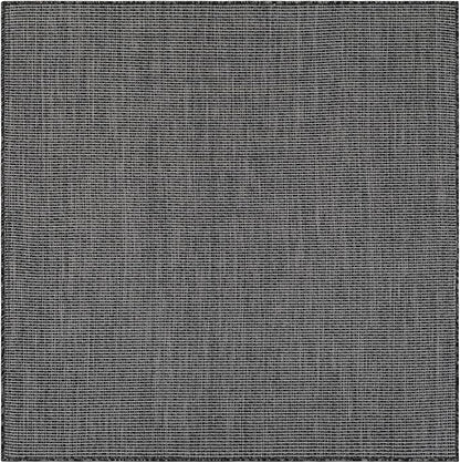 Unique Loom Outdoor Solid Collection Area Rug - Image 3