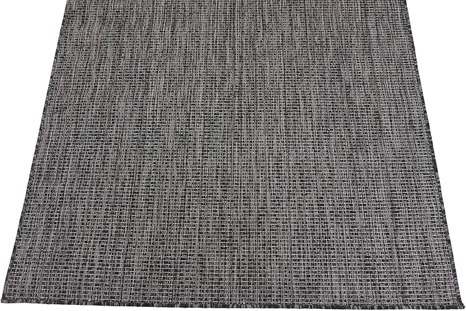 Unique Loom Collection Casual Transitional Solid Heathered Indoor/Outdoor - Image 6