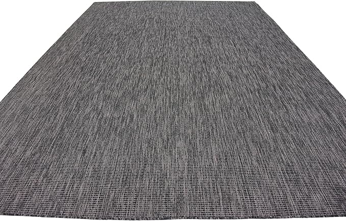 Unique Loom Collection Casual Transitional Solid Heathered Indoor/Outdoor - Image 6