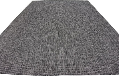 Unique Loom Collection Casual Transitional Solid Heathered Indoor/Outdoor - Image 6