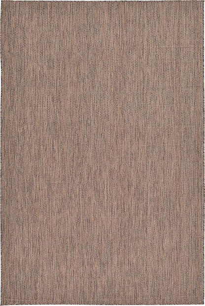 Unique Loom Collection Casual Transitional Solid Heathered Indoor/Outdoor - Image 6