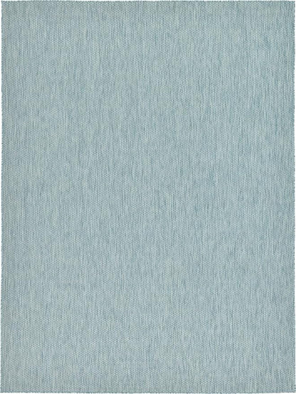 Unique Loom Collection Casual Transitional Solid Heathered Indoor/Outdoor - Image 3