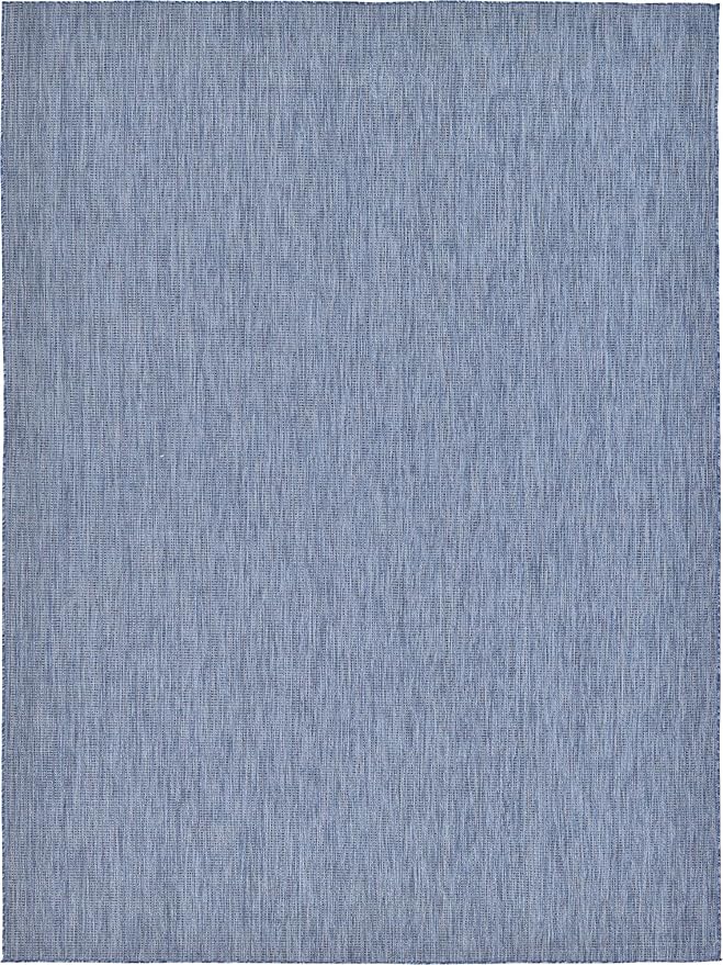 Unique Loom Collection Casual Transitional Solid Heathered Indoor/Outdoor by UniqueLoom