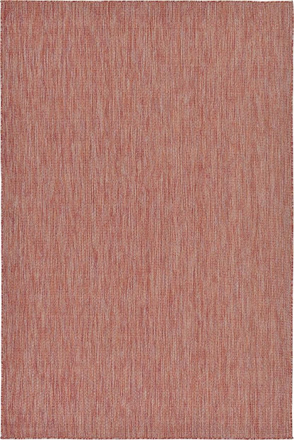 Unique Loom Collection Casual Transitional Solid Heathered Indoor/Outdoor - Image 7