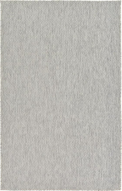 Unique Loom Collection Casual Transitional Solid Heathered Indoor/Outdoor - Image 2