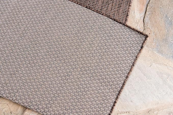 Unique Loom Collection Casual Transitional Solid Heathered Indoor/Outdoor - Image 8